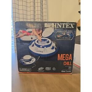 INTEX 56822EP Mega Chill Inflatable Cooler: Removable Ice Chest - River Run